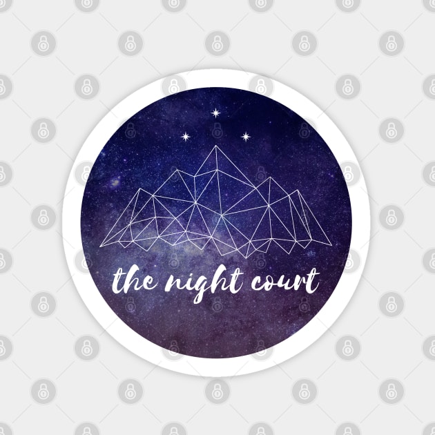 The night court w/ text Sticker by Ranp